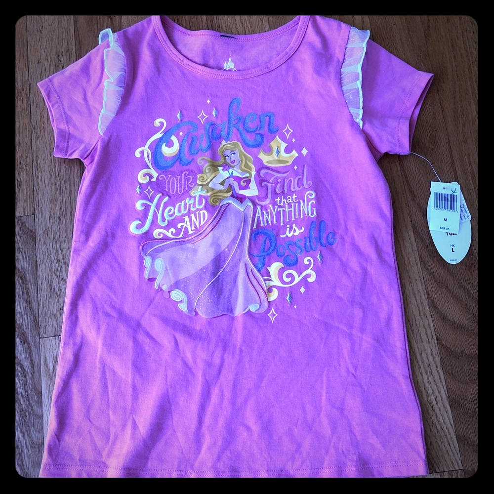 Brand new w/tags Disney girls Sleeping Beauty tee